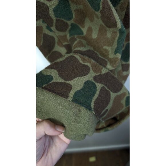 Woolrich Frog Camo Pants Size 36x25 Hemmed Wool Camouflage Hunting Made in USA - Picture 5 of 10